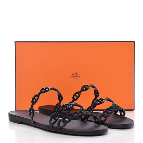 hermes rubber chaine d ancre rivage sandals|Chaine d'Ancre Rivage Rubber Sandals .